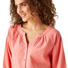 Regatta Natuna Női pamut len blúz rózsaszín/korall/pink