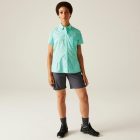 Regatta WmnTrvlPackawaySS Női ing zöld