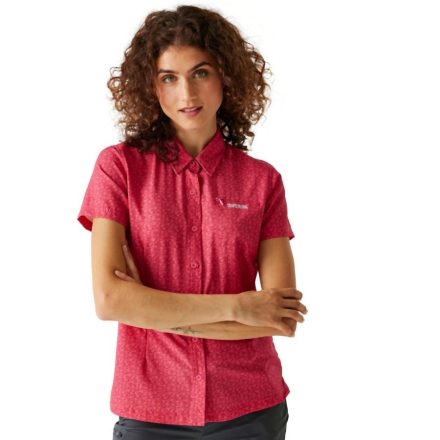 Regatta WmnTrvlPackawaySS Női ing rózsaszín/korall/pink
