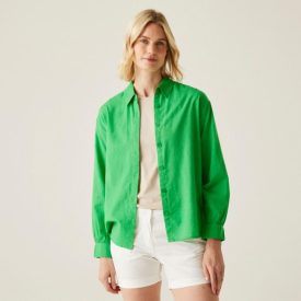 Regatta Primevere II Női pamut-len blúz zöld