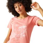 Regatta Filandra VIII Női pamut póló rózsaszín/korall/pink