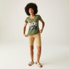 Regatta Filandra VIII Női pamut póló zöld