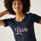 Regatta Filandra VIII Női pamut póló kék