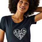 Regatta Filandra VIII Női pamut póló kék