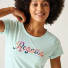 Regatta Wmn Breezed IV női pamut póló kék