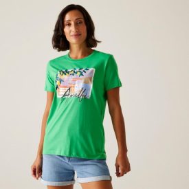 Regatta Filandra IX Női pamut póló zöld