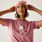 Regatta Filandra IX Női pamut póló rózsaszín/korall/pink