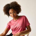 Regatta Filandra IX Női pamut póló rózsaszín/korall/pink