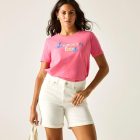 Regatta Filandra IX Női pamut póló rózsaszín/korall/pink