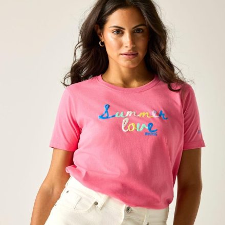 Regatta Filandra IX Női pamut póló rózsaszín/korall/pink