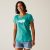Regatta Women's Breezed V Nőo pamut póló kék