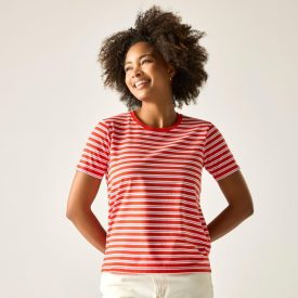 Regatta Bayletta SS Tee Női pamut póló piros