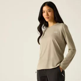   Regatta Wmn Mindo L/S Tee Női gyorsan száradó felső bézs