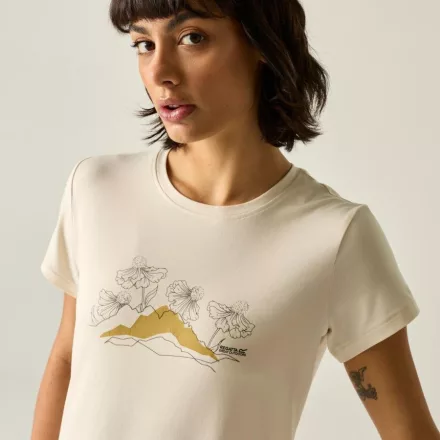 Regatta Wms Fingal Str Női gyorsan száradó póló bézs
