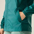 Regatta Wmn Pk It Jkt III Női Isolite 5000 vízálló és légáteresztő könnyû esőkabát zöld