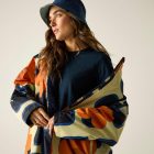 Regatta Orla ChangingRobe Női bélelt esőkabát  kék