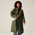 Regatta Orla ChangingRobe Női bélelt esőkabát  zöld