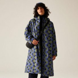 Regatta Orla ChangingRobe Női bélelt esőkabát  kék