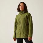 Regatta Women's Okara Női 15.000 mm vízálló esőkabát zöld