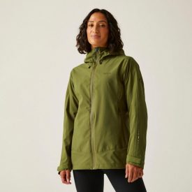  Regatta Women's Okara Női 15.000 mm vízálló esőkabát zöld