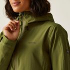 Regatta Women's Okara Női 15.000 mm vízálló esőkabát zöld