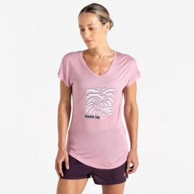   Dare2be Serene Tee Női bambuszszálas póló rózsaszín/korall/pink