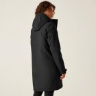 Regatta Womens Dallymoore Női vízálló bélelt kabát fekete