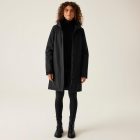 Regatta Womens Dallymoore Női vízálló bélelt kabát fekete