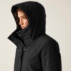 Regatta Womens Dallymoore Női vízálló bélelt kabát fekete