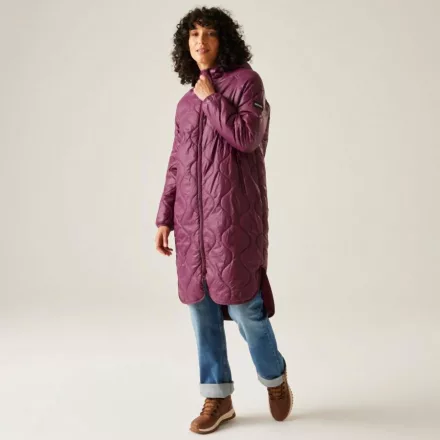 Regatta Triea Női steppelt kabát bordó