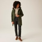 Regatta Sabinka II Női bélelt kabát 10000 vízálló és lélegző zöld