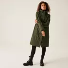 Regatta Yarli Női bélelt meleg kabát 15000 vízálló és lélegző zöld