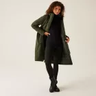 Regatta Yarli Női bélelt meleg kabát 15000 vízálló és lélegző zöld