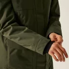 Regatta Yarli Női bélelt meleg kabát 15000 vízálló és lélegző zöld