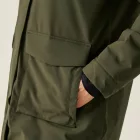 Regatta Yarli Női bélelt meleg kabát 15000 vízálló és lélegző zöld