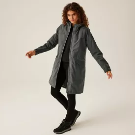   Regatta Romine II Női bélelt meleg kabát 10000 vízálló és lélegző szürke