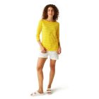 Regatta Bayletta Tee Női pamut felső sárga