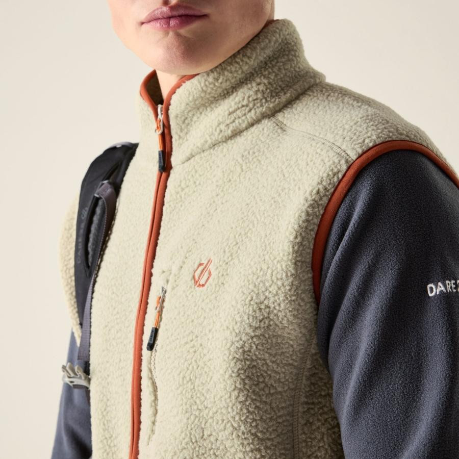 Dare2be Camber Gilet Férfi polár mellény bézs Dare2be Camber Gilet Férfi polár mellény bézs