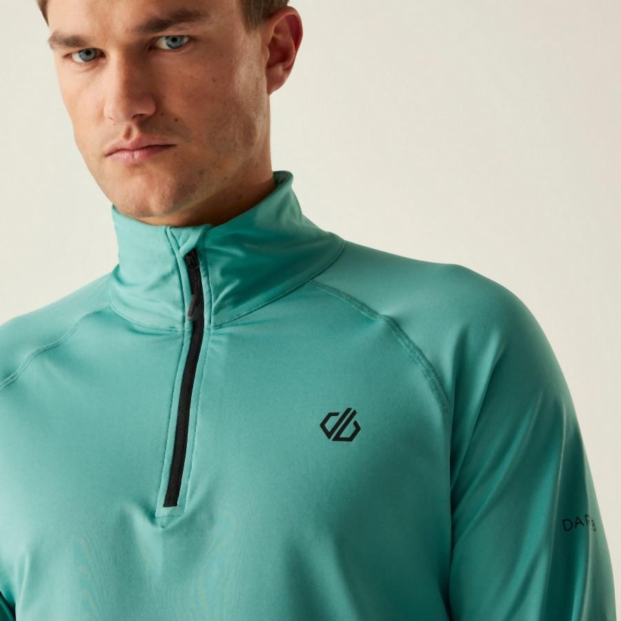 Dare2be Fuse Up II CoreSt férfi core stretch pulóver zöld
