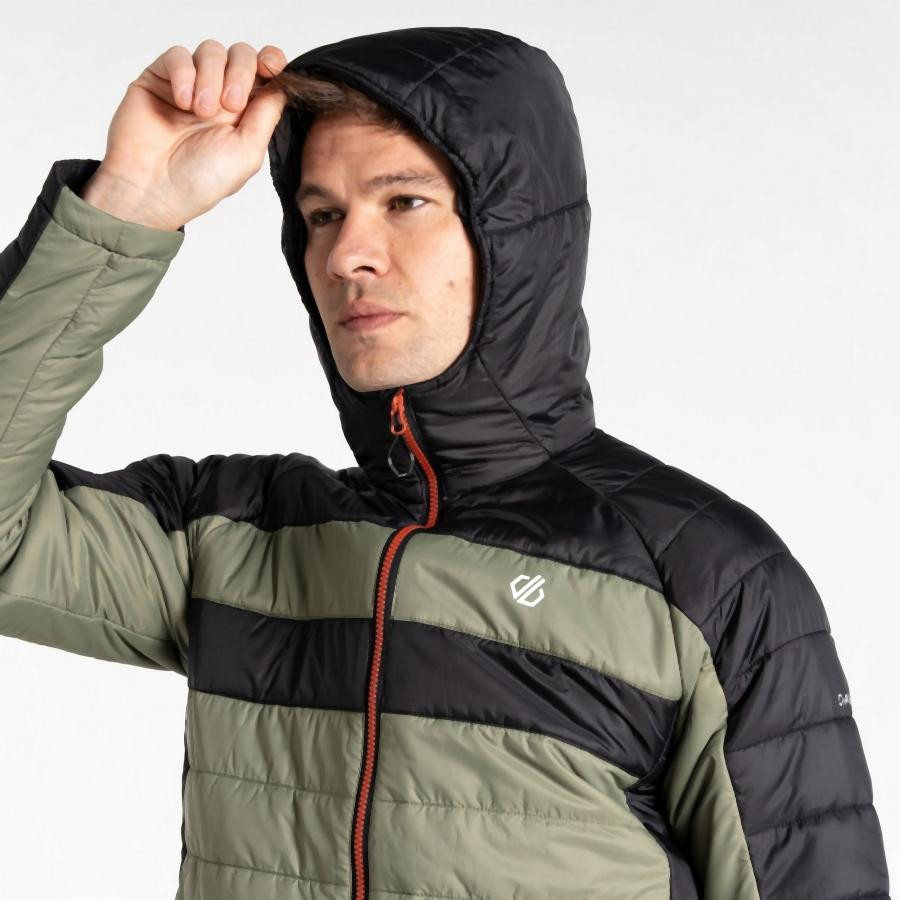 Dare2be Touring II Jacket Férfi steppelt kabát zöld