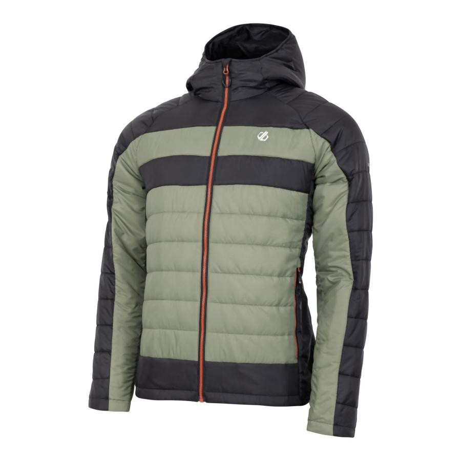Dare2be Touring II Jacket Férfi steppelt kabát zöld