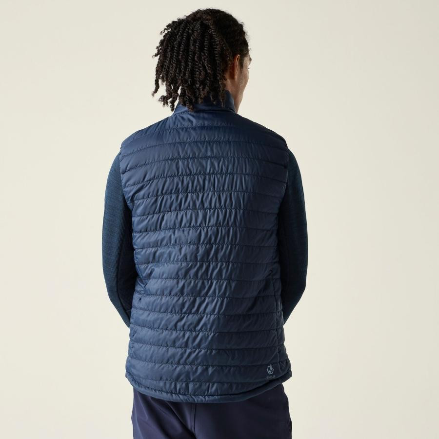 Dare2be Air Lite Gilet Férfi steppelt mellény kék Dare2be Air Lite Gilet Férfi steppelt mellény kék