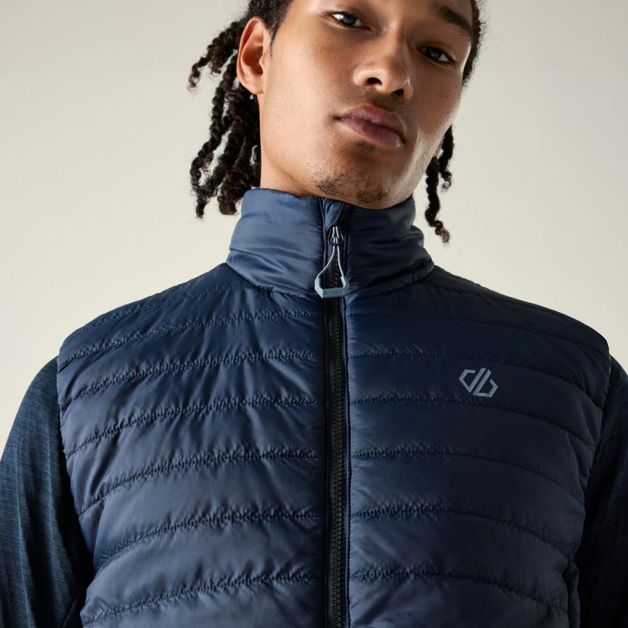 Dare2be Air Lite Gilet Férfi steppelt mellény kék Dare2be Air Lite Gilet Férfi steppelt mellény kék
