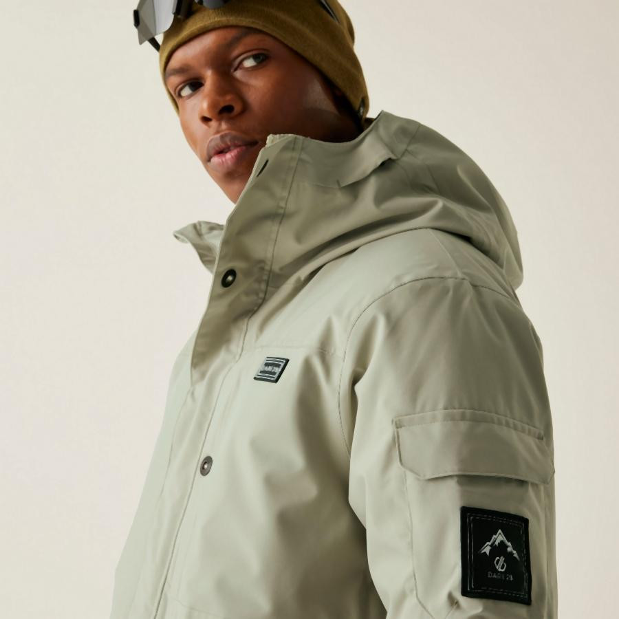 Dare2be Twin Tip Jacket Férfi prémium síkabát 30.000 mm bézs Dare2be Twin Tip Jacket Férfi prémium síkabát 30.000 mm bézs