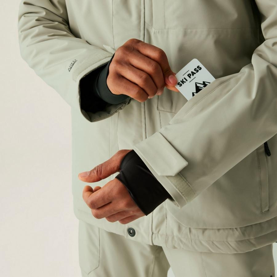 Dare2be Twin Tip Jacket Férfi prémium síkabát 30.000 mm bézs Dare2be Twin Tip Jacket Férfi prémium síkabát 30.000 mm bézs