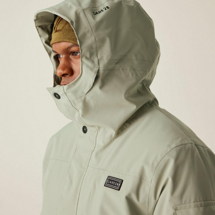 Dare2be Twin Tip Jacket Férfi prémium síkabát 30.000 mm bézs Dare2be Twin Tip Jacket Férfi prémium síkabát 30.000 mm bézs