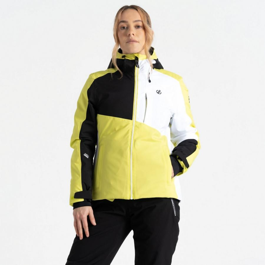 Dare2be Chute Jacket Női síkabát 20/30000 mm sárga