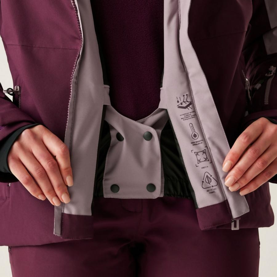 Dare2be Iced Jacket Női prémium síkabát bordó