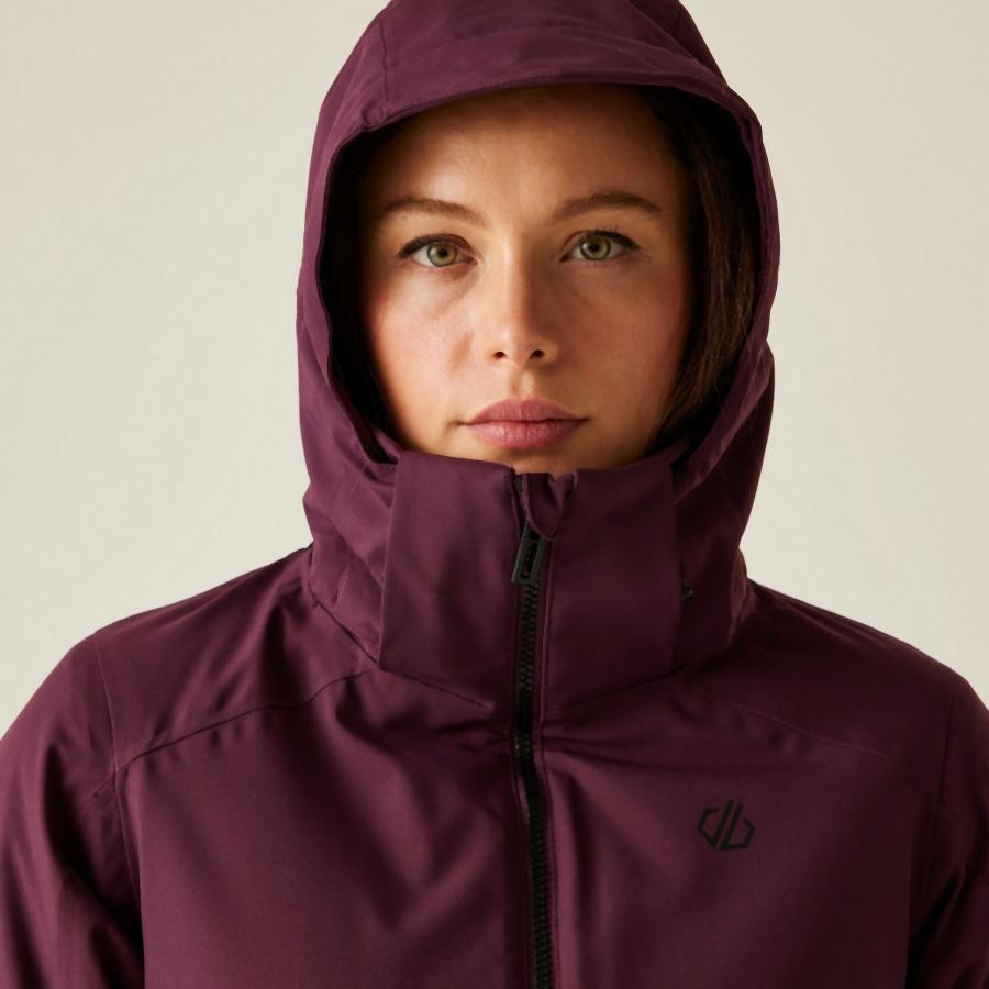 Dare2be Flurry II Jacket Női prémium síkabát bordó