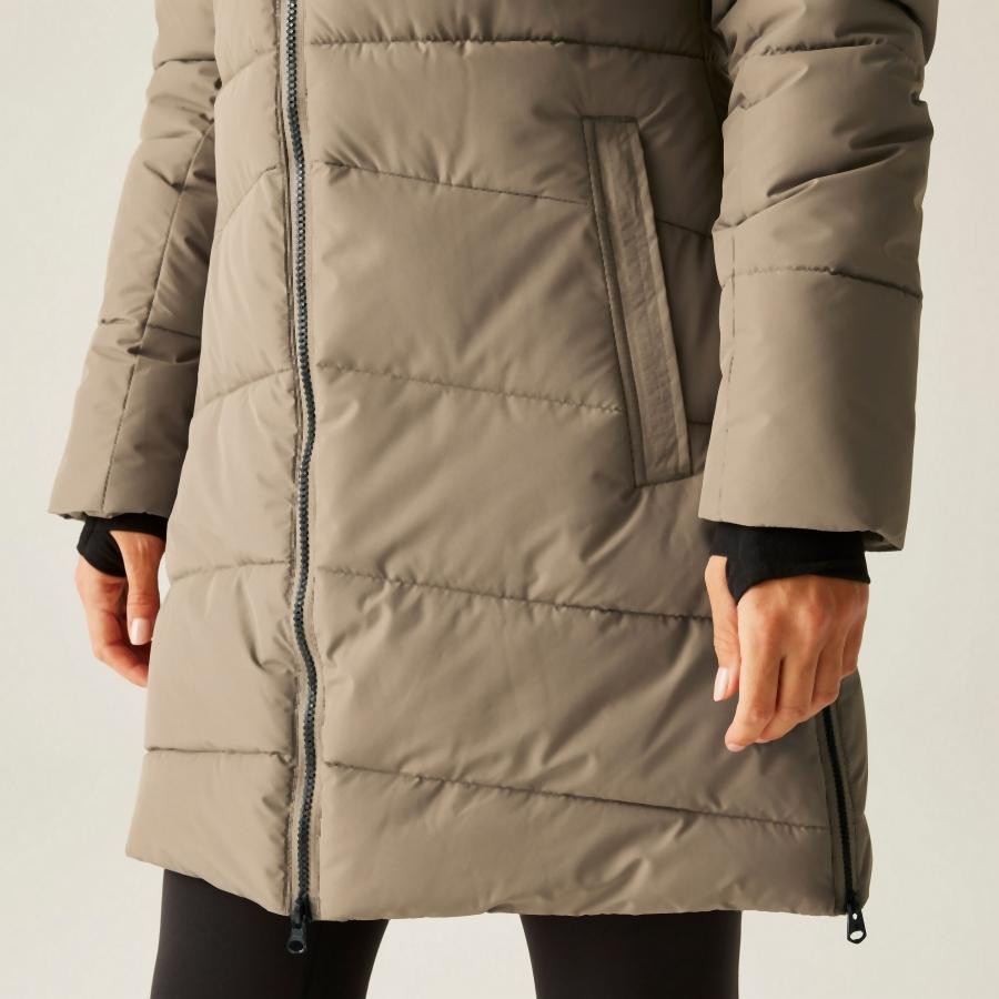 Dare2be Striking V Jacket Női télikabát barna
